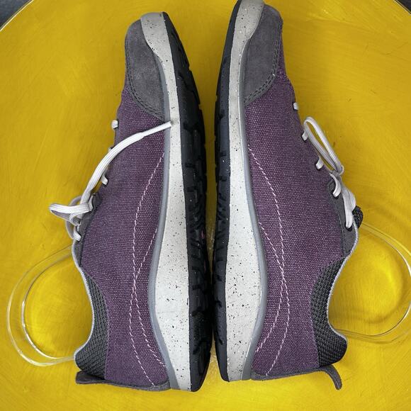 Chaco Sneakers Rum Raisin Canvas Low Top Lace Hiking Shoes Trainers Womens 7.5 - Picture 8 of 16